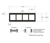 ProPlate re-usable chamber slide modules, no clips