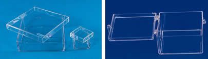 Plastic box, square S1