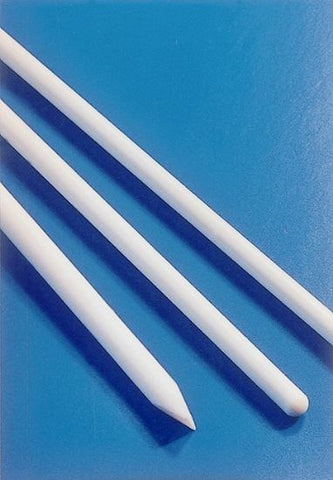 PTFE stirring rods, solid and steel core