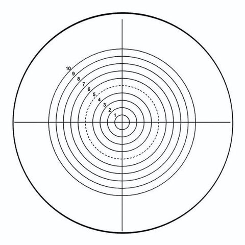 NE42 eyepiece reticles, concentric circle