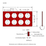 CoverWell slide adhesive perfusion chambers