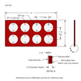CoverWell slide adhesive perfusion chambers