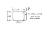HybriWell slide adhesive sealing chambers