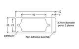 HybriWell slide adhesive sealing chambers
