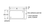 HybriWell slide adhesive sealing chambers