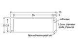 HybriWell slide adhesive sealing chambers