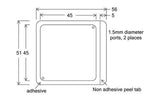 HybriWell slide adhesive sealing chambers