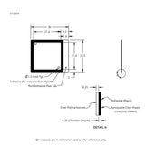 HybriWell slide adhesive fluorescent chambers