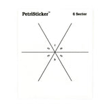 PetriStickers petri dish quadrant stickers