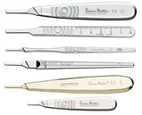 Swann-Morton scalpel handles, stainless steel (EMS)