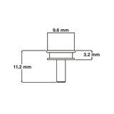 SEM grooved specimen mounts, pin mount