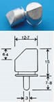 SEM 45 deg. specimen mounts, pin mount