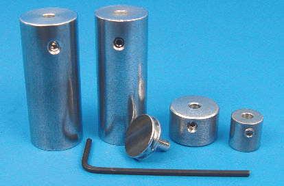 SEM pin mount adapters, M4 cylinder