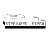 Steam autoclave printed indicator tape