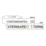Steam autoclave printed indicator tape