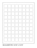 Microscope slide labels, laser sheets