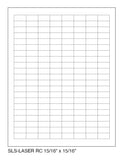 Microscope slide labels, laser sheets