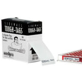 Write-on Tough-Tags labels, rolls (EMS)