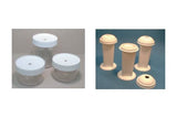 Microwave staining containers, transparent