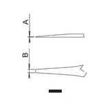 Dumont ergonomic tweezers style 2A ESD (EMS)
