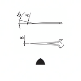 Dumont tweezers style 5/15 (EMS)