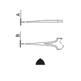 Dumont tweezers style 5 (EMS)