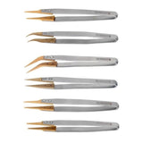 Dumont tweezers style WA1, replaceable buxus tips (EMS)