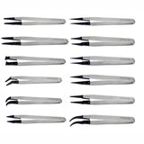 Dumont tweezers style WA1, replaceable ESD tips (EMS)
