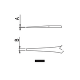 Dumont tweezers style F (EMS)