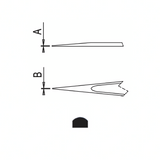 Dumont self-closing tweezers style N0C (EMS)