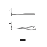 Dumont self-closing tweezers style N1 (EMS)