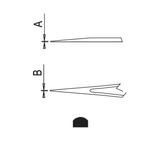 Dumont self-closing tweezers style N3 (EMS)