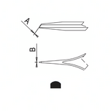 Dumont self-closing tweezers style N4AC (EMS)