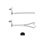 Dumont self-closing tweezers style N4 (EMS)