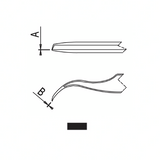 Dumont self-closing tweezers style N7AC (EMS)