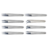 Dumont tweezers style WA1, replaceable STD tips (EMS)