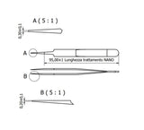 Rubis premium tweezers, style 5