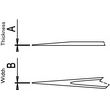 Dumont tweezers style 0C90 (EMS)