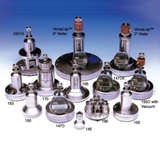 Vertical mounting blocks for lapping and polishing fixtures, Model 155D