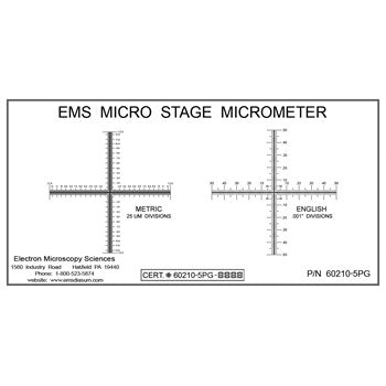 Stage micrometers, SM-5