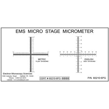 Stage micrometers, SM-6