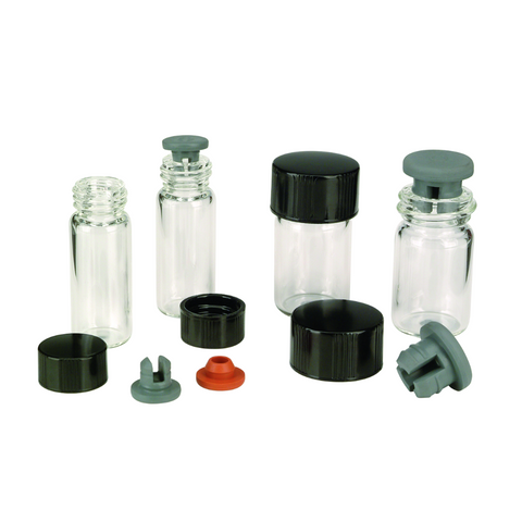 Wheaton glass vacule vials, threaded