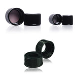 Solid and open screw caps for Vacule bottles