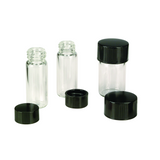 Solid and open screw caps for Vacule bottles