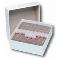 Cardboard cryo freezer boxes with divider