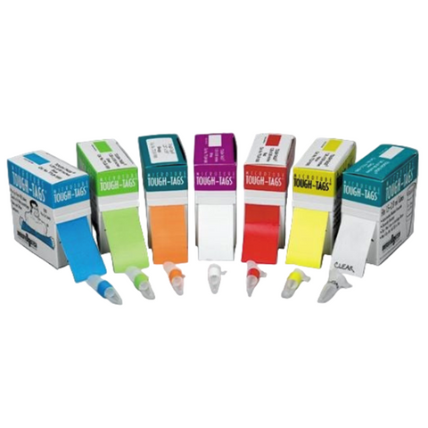 Microtube Tough-Tags, rolls