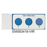 PTFE printed microscope slides, round wells