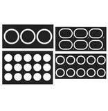 Macro-latex agglutination cavity slides