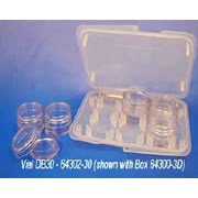 Vials and clips for cocoon boxes