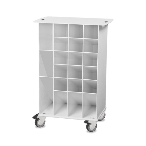 TrippNT pipette storage bin cart